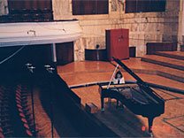 1998年8月 ワルシャワフィルハーモニー ホールでのレコーディング風景